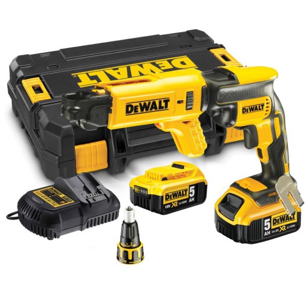 Juostinis suktuvas DeWalt DCF620; 18 V; 2x5,0 Ah akum